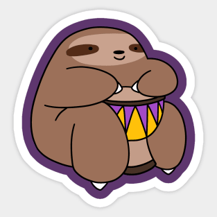 Djembe Sloth Sticker